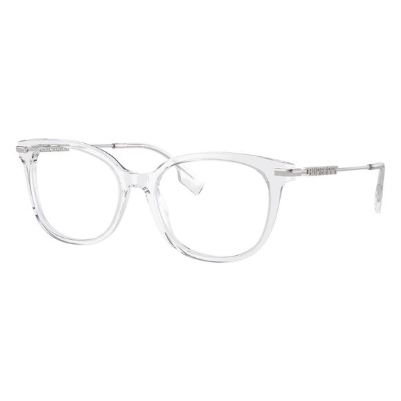 New Authentic  BURBERRY Transparent Square BE2391 3024 Glasses Women - Picture 1 of 6
